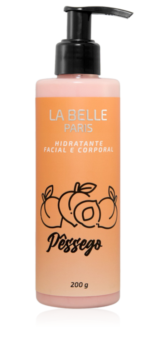 Hidratante Facial e Corporal Pêssego La Belle Paris